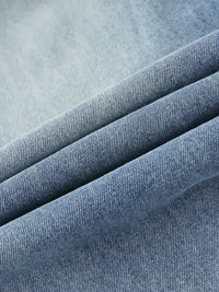 Men's Wide-Leg Vintage Wash Denim Jeans
