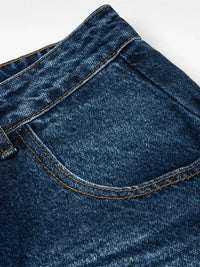 Men's Wide Leg Vintage Wash Jeans