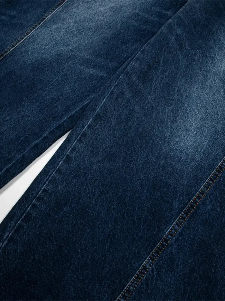 Men's Wide Leg Vintage Wash Jeans