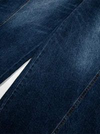Men's Wide Leg Vintage Wash Jeans