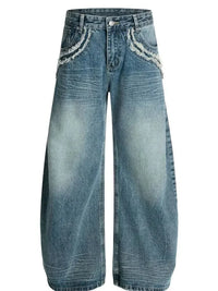Men's Wide - Leg Vintage Wash Jeans - Update AvenueTrendsi100400009065772100400009065772Men's Wide - Leg Vintage Wash JeansBlue