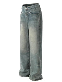 Men's Wide Leg Vintage Wash Jeans - Update AvenueTrendsi100400097689700100400097689700Men's Wide Leg Vintage Wash JeansLight Blue
