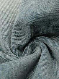 Men's Wide Leg Wash Denim Jeans
