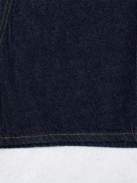 Men's Wide Leg Wash Denim Jeans with Signature Detail