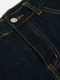 Men's Wide Leg Wash Denim Shorts