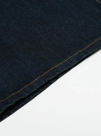 Men's Wide Leg Wash Denim Shorts