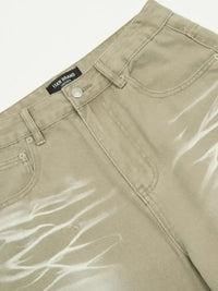 Men's Wide Leg Wash Jeans - Update AvenueTrendsi100400337171014100400337171014Men's Wide Leg Wash JeansGray