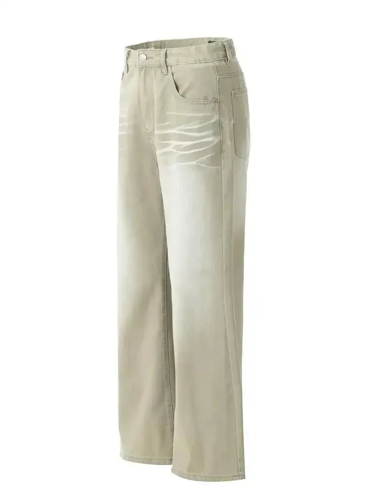 Men's Wide Leg Wash Jeans - Update AvenueTrendsi100400337179801100400337179801Men's Wide Leg Wash JeansKhaki