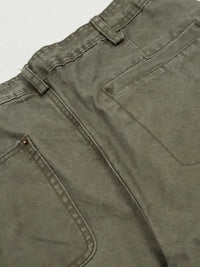 Men's Wide Leg Washed Jeans