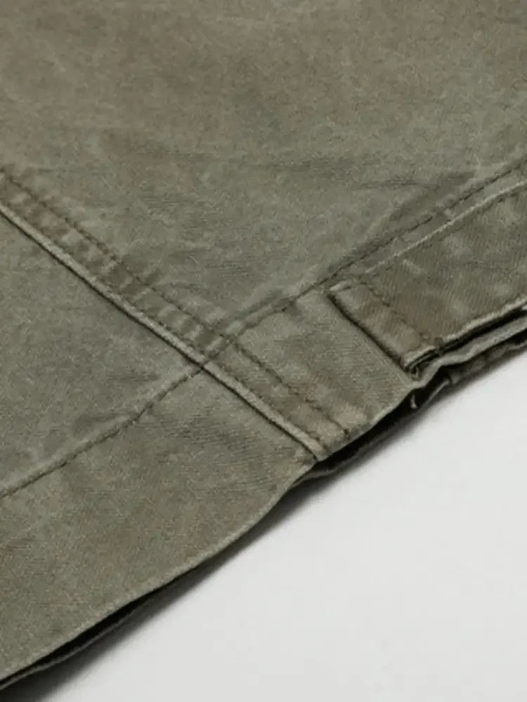 Men's Wide Leg Washed Jeans