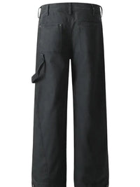 Men's Wide Leg Washed Jeans