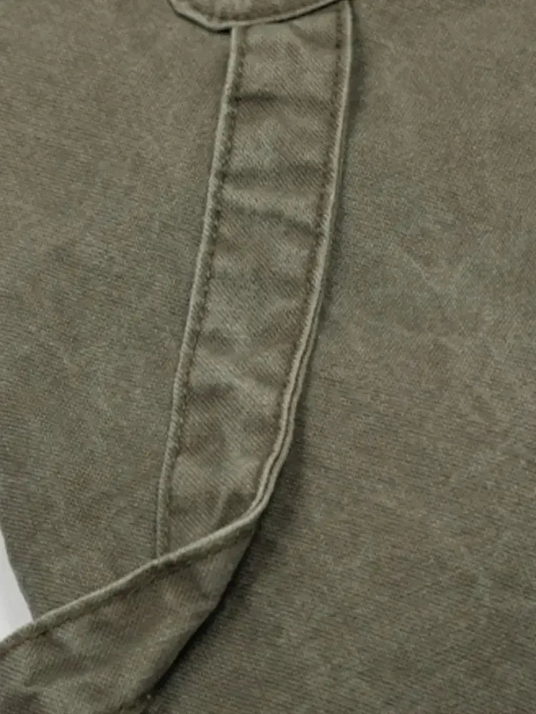 Men's Wide Leg Washed Jeans