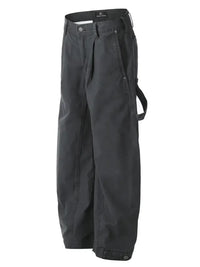 Men's Wide Leg Washed Jeans