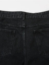 Men's Zip Detail Loose Fit Jeans