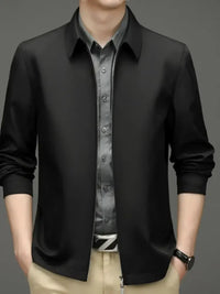 Men's Zip Up Long Sleeve Jacket