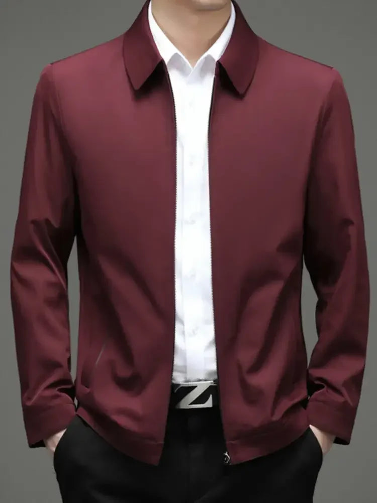 Men's Zip Up Long Sleeve Jacket