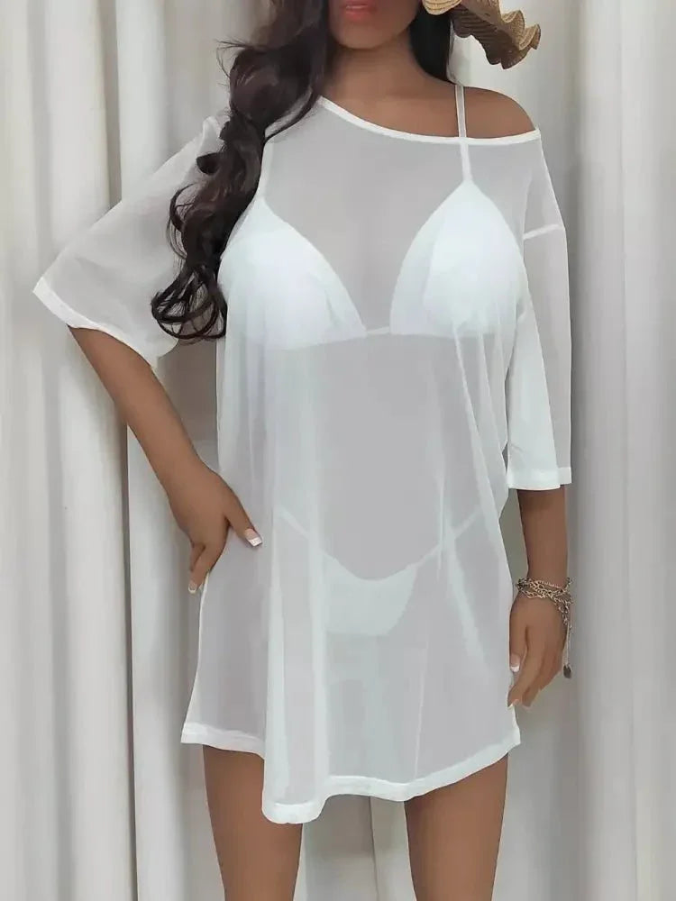 Mesh Boat Neck Half Sleeve Cover Up - Update AvenueFestival VibesTrendsi100100695624449100100695624449299c6d12 - 9f5c - 44fa - a145 - a561baa00eaa - MaxWhite