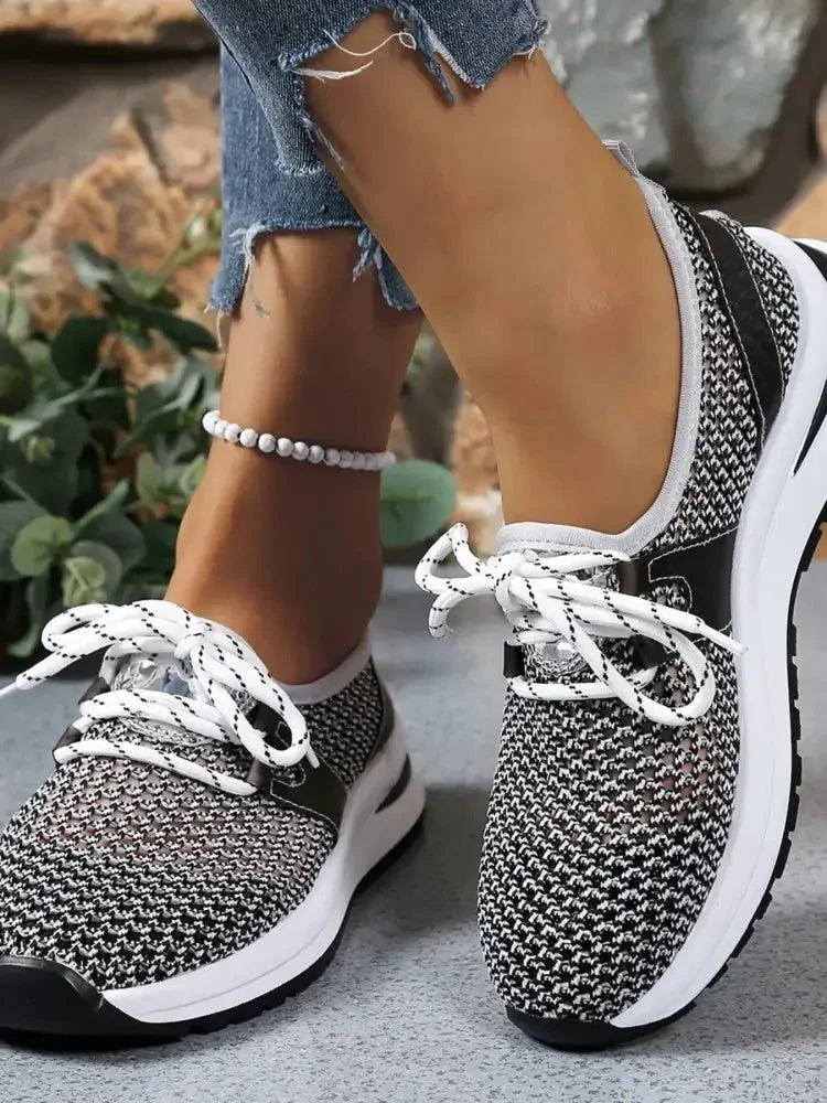 Mesh Breathable Lace Up Athletic - Update AvenueTrendsi100600441135428100600441135428Mesh Breathable Lace Up AthleticPink