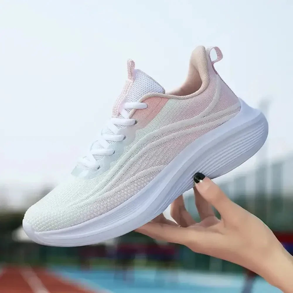 Mesh Breathable Lace Up Athletic - Update AvenueTrendsi100600458762170100600458762170Mesh Breathable Lace Up AthleticBlush Pink