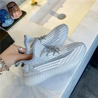 Mesh Lace - Up Platform Athletic Shoes - Update AvenueTrendsi100600559632534100600559632534Mesh Lace - Up Platform Athletic ShoesLight Gray