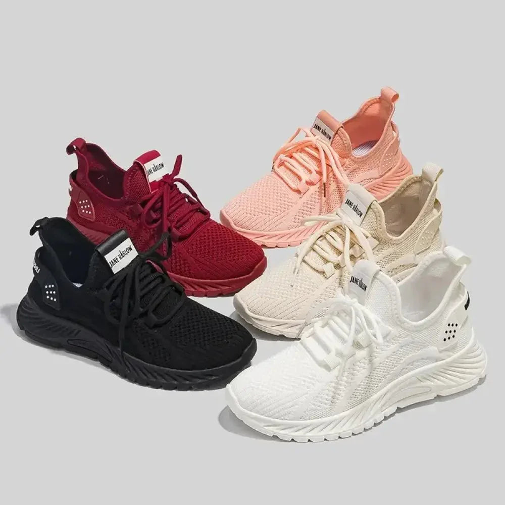 Mesh Lace - Up Platform Athletic Shoes - Update AvenueTrendsi100600563371027100600563371027Mesh Lace - Up Platform Athletic ShoesWatermelon pink