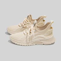 Mesh Lace - Up Platform Athletic Shoes - Update AvenueTrendsi100600563371392100600563371392Mesh Lace - Up Platform Athletic ShoesBeige