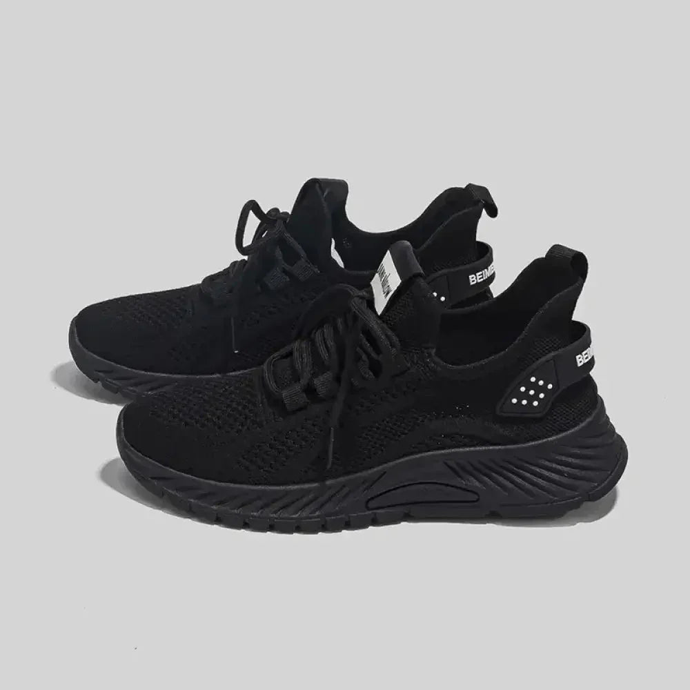 Mesh Lace - Up Platform Athletic Shoes - Update AvenueTrendsi100600563371945100600563371945Mesh Lace - Up Platform Athletic ShoesBlack