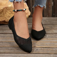 Mesh Point Toe Flat Slip - Ons - Update AvenueTrendsi100600680433865100600680433865Mesh Point Toe Flat Slip - OnsBlack