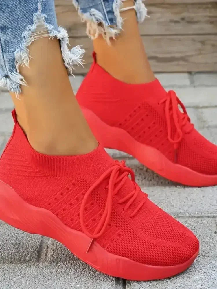 Mesh Round Toe Flat Athletic - Update AvenueTrendsi100600761801984100600761801984Mesh Round Toe Flat AthleticRed