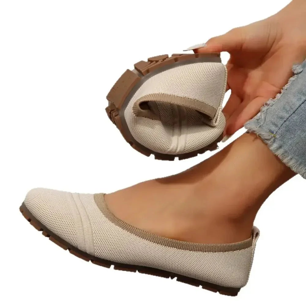 Mesh Round Toe Flat Slip - Ons - Update AvenueTrendsi100600162467555100600162467555Mesh Round Toe Flat Slip - OnsBrown
