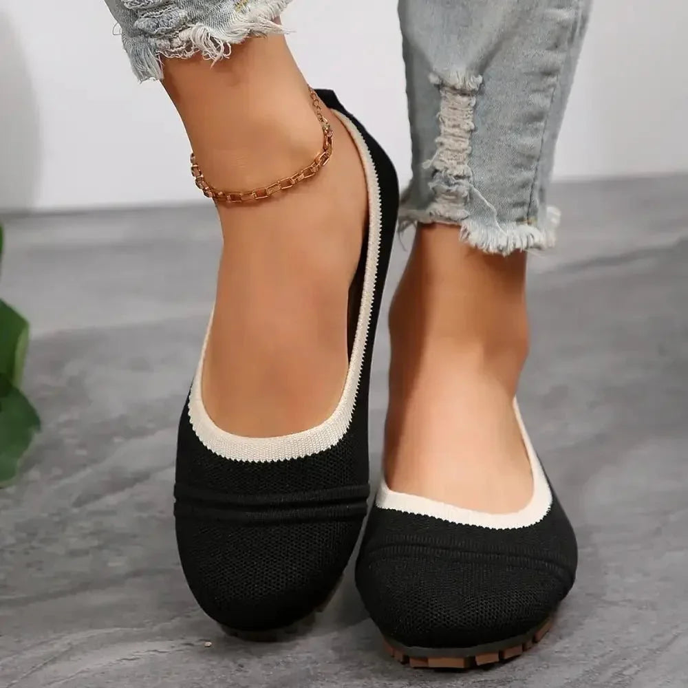 Mesh Round Toe Flat Slip - Ons - Update AvenueTrendsi100600162467615100600162467615Mesh Round Toe Flat Slip - OnsBlack