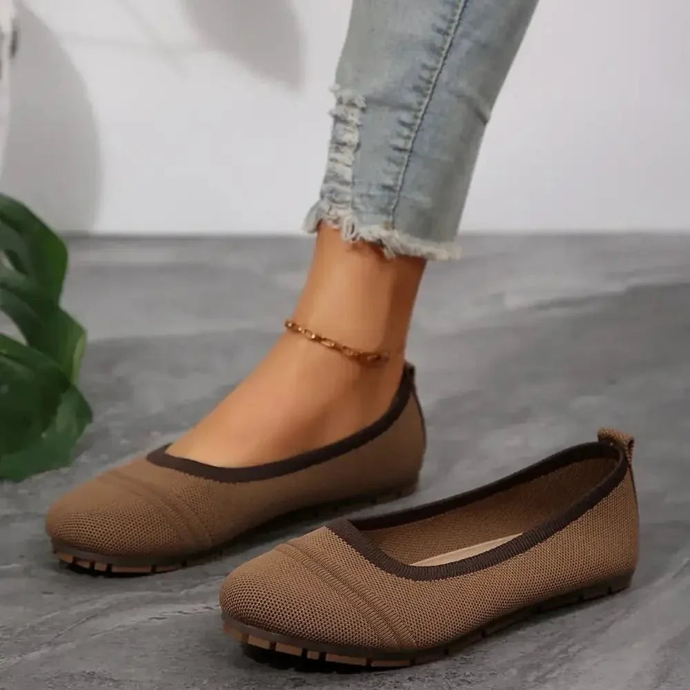 Mesh Round Toe Flat Slip - Ons - Update AvenueTrendsi100600162467615100600162467615Mesh Round Toe Flat Slip - OnsBlack