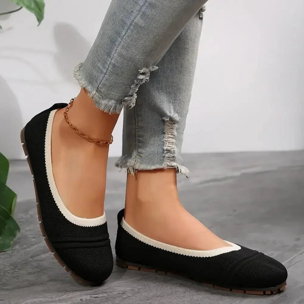 Mesh Round Toe Flat Slip - Ons - Update AvenueTrendsi100600162467615100600162467615Mesh Round Toe Flat Slip - OnsBlack