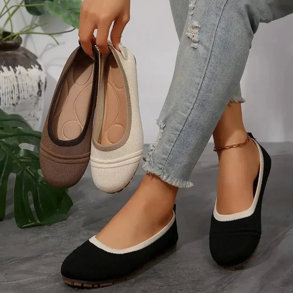 Mesh Round Toe Flat Slip - Ons - Update AvenueTrendsi100600162467615100600162467615Mesh Round Toe Flat Slip - OnsBlack