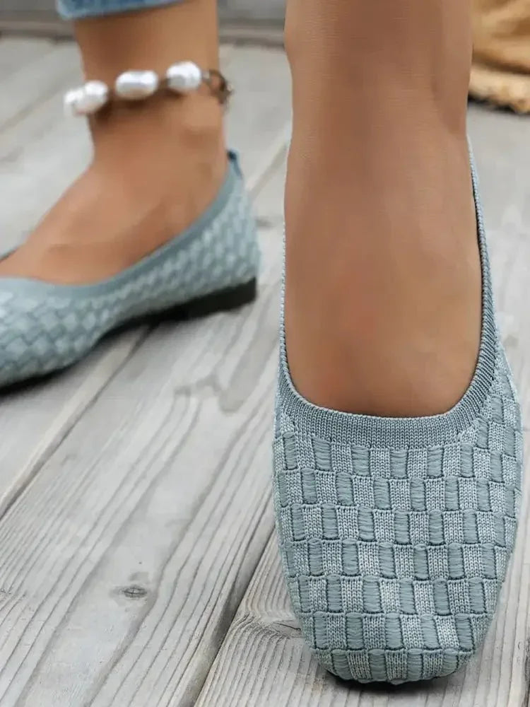 Mesh Round Toe Flat Slip - Ons - Update AvenueTrendsi100600273011710100600273011710Mesh Round Toe Flat Slip - OnsPastel Blue