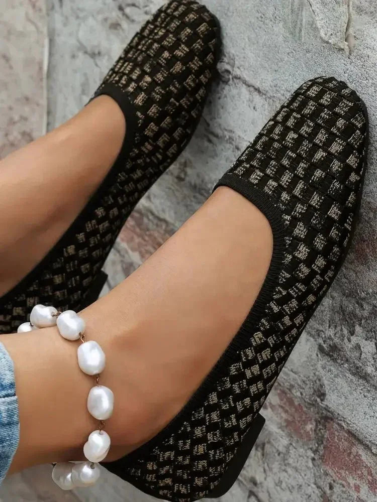 Mesh Round Toe Flat Slip - Ons - Update AvenueTrendsi100600273019104100600273019104Mesh Round Toe Flat Slip - OnsBlack