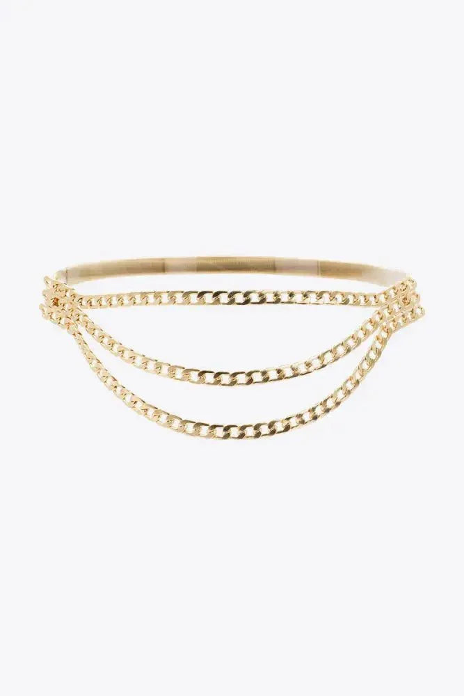 Metal Triple - Layered Chain Belt - Update AvenueTrendsi100100853590884100100853590884Metal Triple - Layered Chain BeltGold