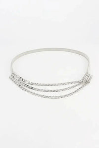 Metal Triple - Layered Chain Belt - Update AvenueTrendsi100100853593219100100853593219Metal Triple - Layered Chain BeltSilver
