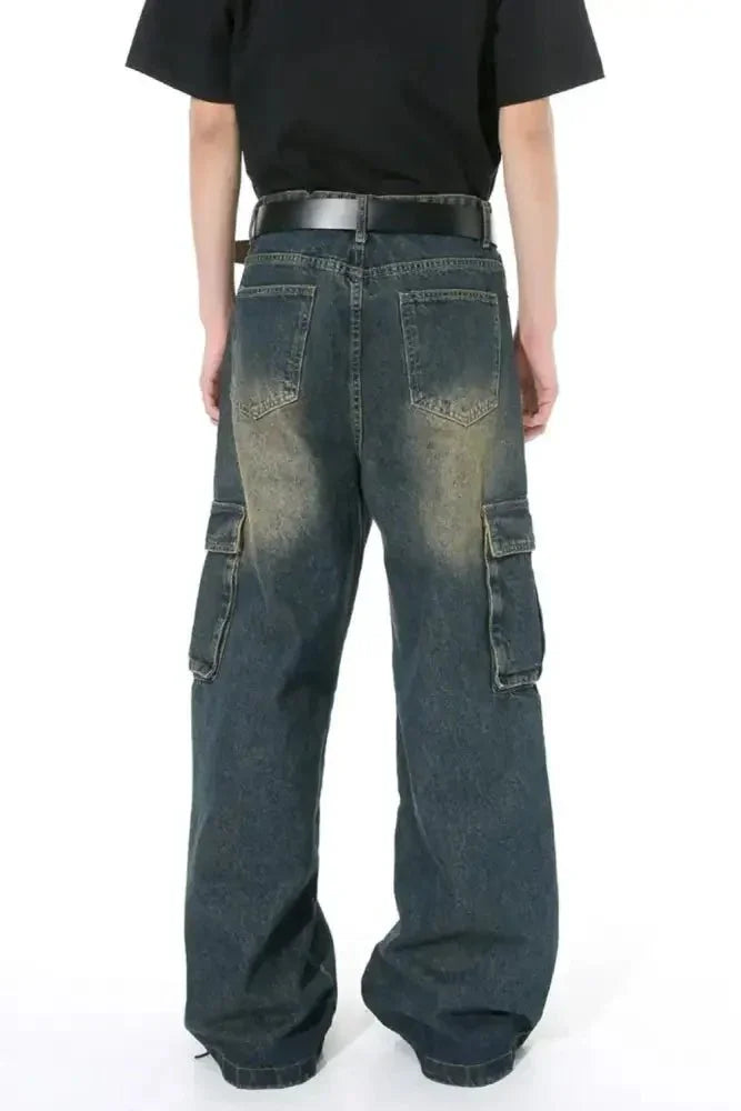 Mid Rise Jeans with Cargo Pockets - Update AvenueTrendsi100400738355588100400738355588Mid Rise Jeans with Cargo PocketsDark