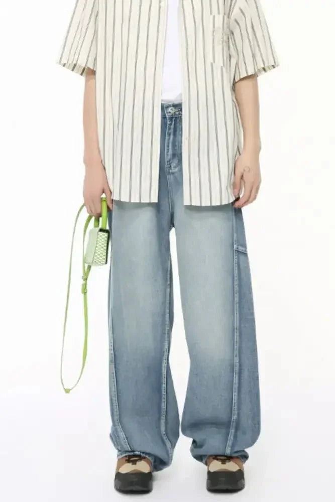 Mid Rise Wide Leg Jeans - Update AvenueTrendsi100400010013503100400010013503Mid Rise Wide Leg JeansMedium