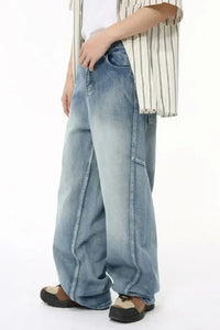 Mid Rise Wide Leg Jeans - Update AvenueTrendsi100400010013503100400010013503Mid Rise Wide Leg JeansMedium