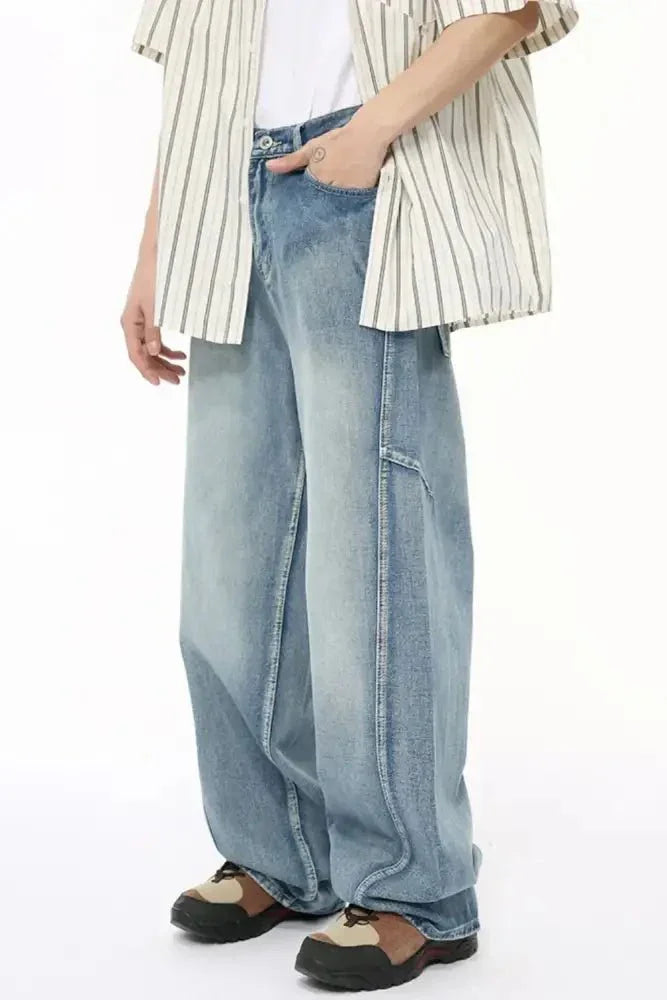 Mid Rise Wide Leg Jeans - Update AvenueTrendsi100400010013503100400010013503Mid Rise Wide Leg JeansMedium