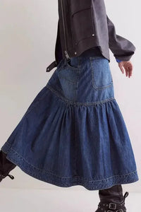 Midi Denim Skirt with Pockets - Update AvenueDenim Dresses & SkirtsTrendsi100100752949960100100752949960b94e9aea - 225c - 4888 - 9689 - 2bfbb34d43b5 - MaxDark