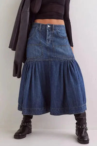 Midi Denim Skirt with Pockets - Update AvenueDenim Dresses & SkirtsTrendsi1001007529499601001007529499608e2f2f05 - 2c54 - 4b2f - 8ca0 - 1144b0fd44be - MaxDark