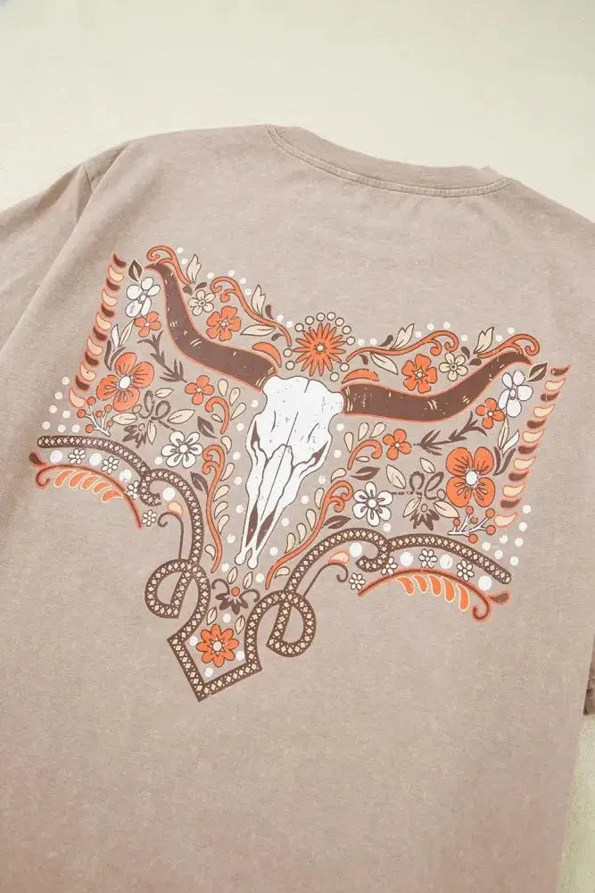 Mineral Wash Floral Steer Head Printed Back Western Fashion Tee - Update AvenueT-ShirtsTrendsi100100461637353100100461637353d7669c92 - 83a2 - 4d60 - 9891 - 2b1041d0ec96 - Max - OriginDust Storm