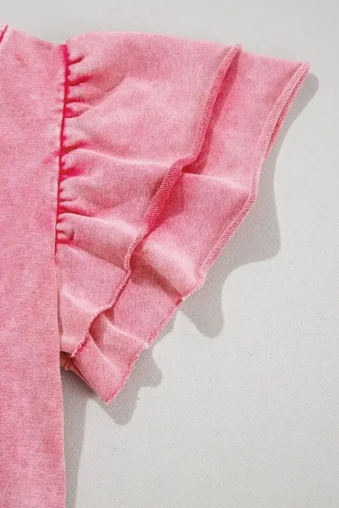 Mineral Wash Raw Edge Ruffle Mini Dress - Update AvenueEffortless Elegance: DressesTrendsi1001005469387681001005469387685d8a2f3e - c807 - 4322 - a284 - edcc5a54f43a - Max - OriginDusty Pink