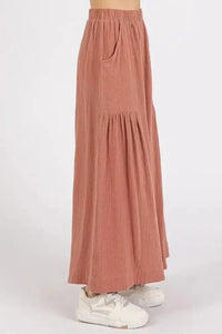 Mittoshop Gauze Elastic Waist Pleated Wide Leg Pants - Update AvenueVacation StyleTrendsi100100025191550100100025191550e517ebeb - f84a - 4563 - a67d - b3dd0c50c425 - MaxSienna