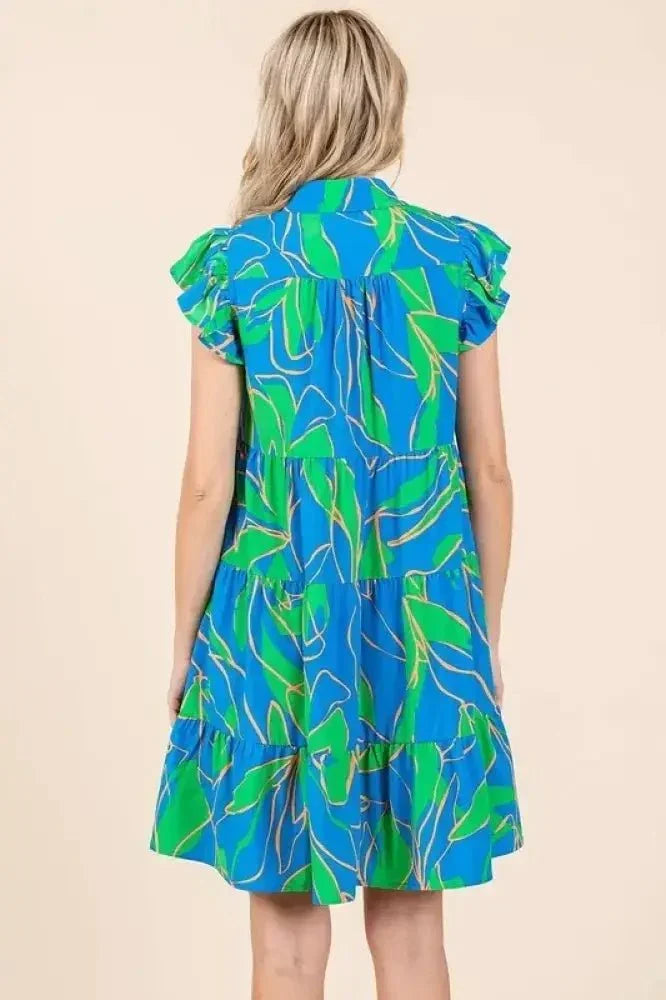 Mittoshop Leaf Print Ruffle Sleeve Tiered Mini Dress - Update AvenueVacation StyleTrendsi10010079538128410010079538128453d174ef - 3519 - 4f43 - 9050 - e779b9222c9e - MaxBlue