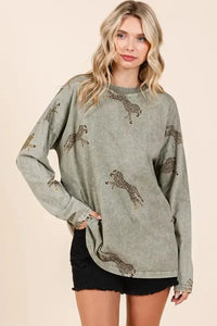 Mittoshop Mineral Wash Cheetah Print Long Sleeve Top - Update AvenueT-ShirtsTrendsi100100751611489100100751611489a8471e83be1a4773a380423bc7d5f9bf - Max - OriginSAGE