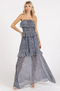 Mittoshop Ruffled Smocked Floral Halter Neck Maxi Dress - Update AvenueFestival VibesTrendsi1001004190111131001004190111138b93dfe4 - 8f12 - 4863 - 9297 - b16326a5f7e8 - MaxDark Navy